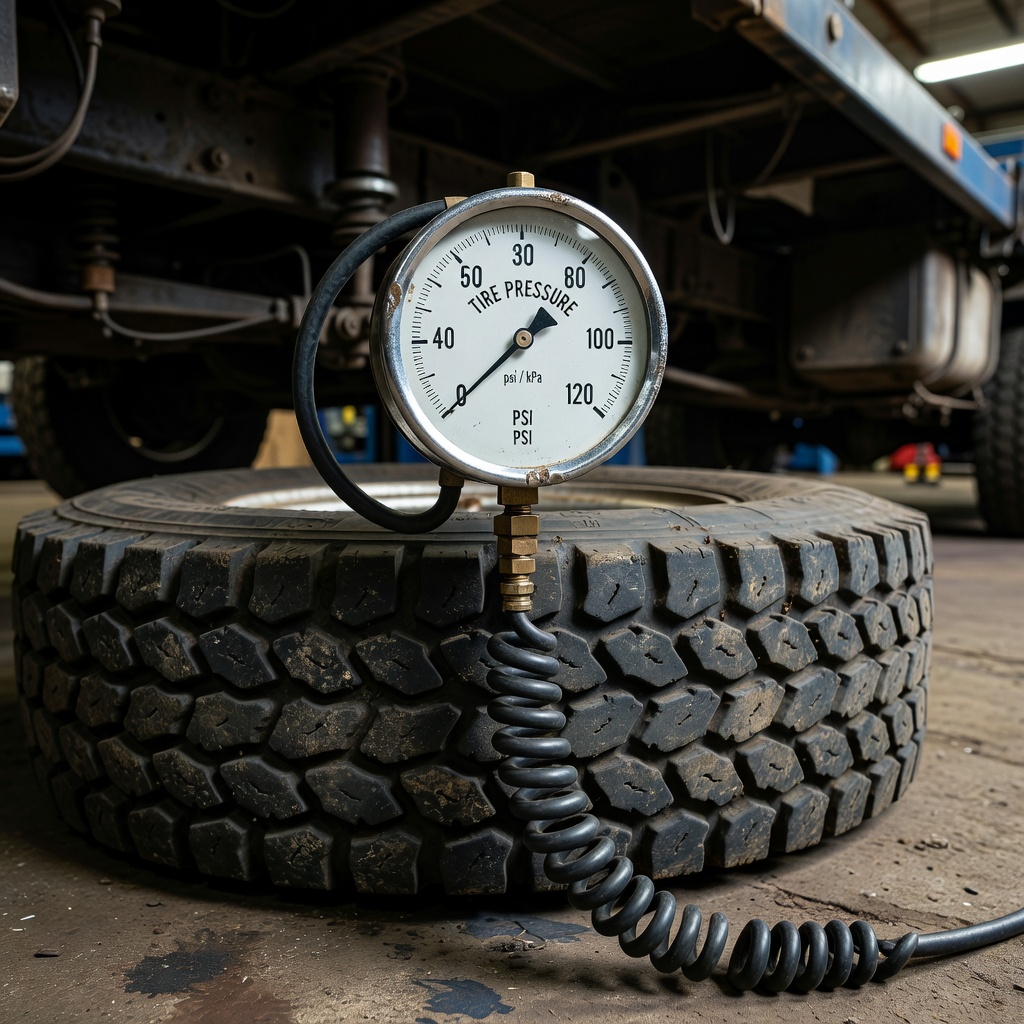 Tyre pressure gauge tool